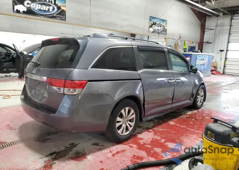 2014 Honda Odyssey Exl из США, поврежденный, VIN 5FNRL5H66EB008519